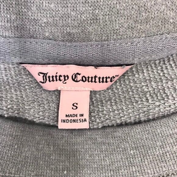 Juicy Couture Gray Dog with Crown Sweatshirt S - Picture 6 of 7